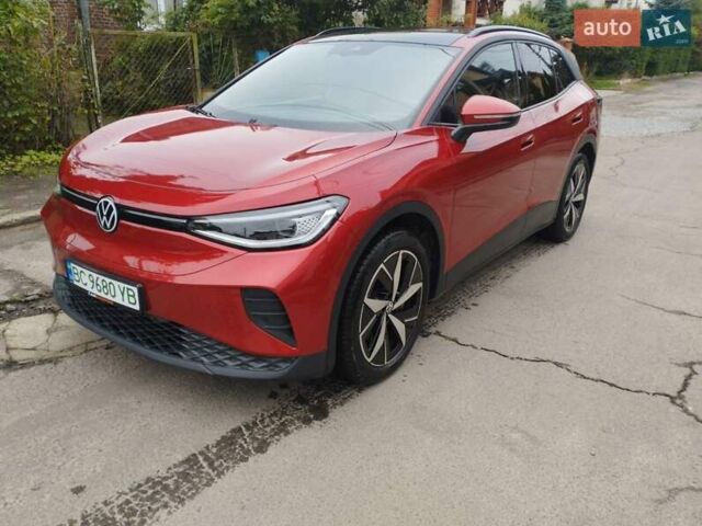 Красный Фольксваген ID.4, объемом двигателя 0 л и пробегом 19 тыс. км за 25900 $, фото 1 на Automoto.ua
