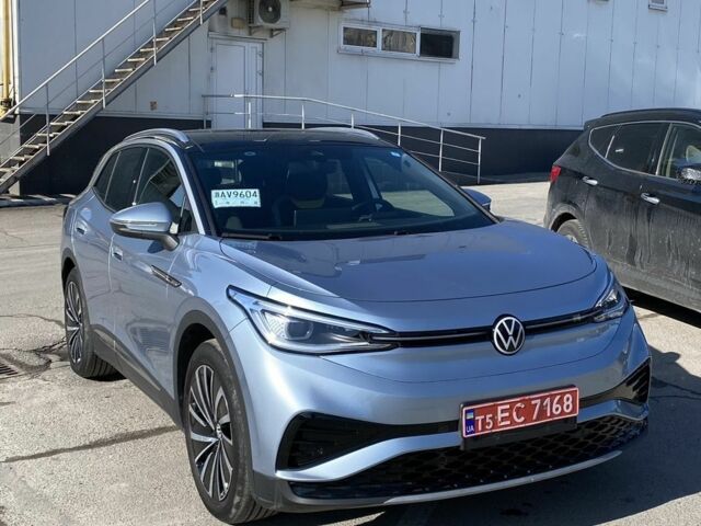 Синий Фольксваген ID.4, объемом двигателя 0 л и пробегом 1 тыс. км за 37800 $, фото 1 на Automoto.ua