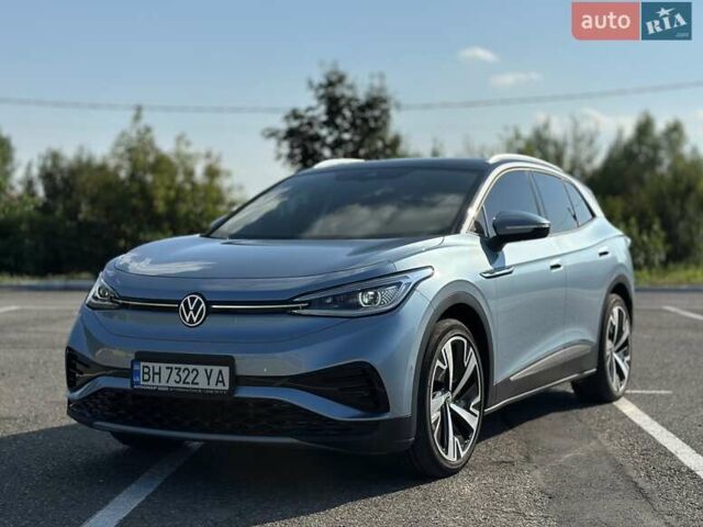 Синий Фольксваген ID.4 X, объемом двигателя 0 л и пробегом 17 тыс. км за 27900 $, фото 1 на Automoto.ua