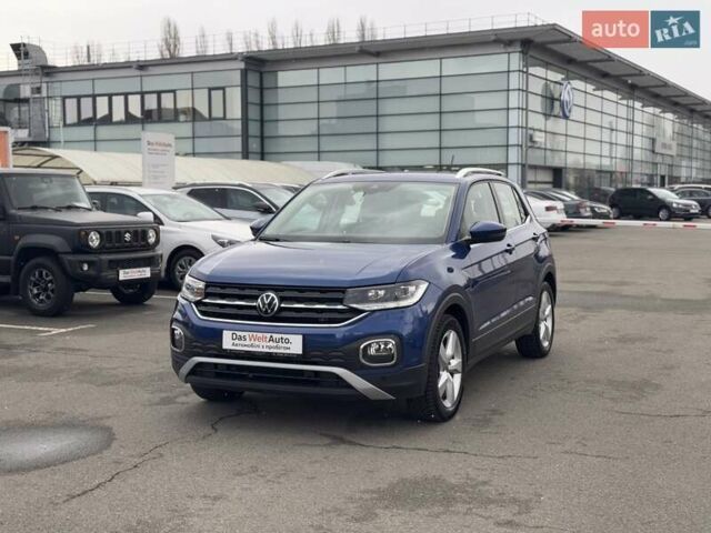 Синий Фольксваген T-Cross, объемом двигателя 1 л и пробегом 35 тыс. км за 22500 $, фото 1 на Automoto.ua