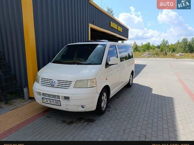 Белый Фольксваген Transporter, объемом двигателя 2.5 л и пробегом 308 тыс. км за 7500 $, фото 1 на Automoto.ua