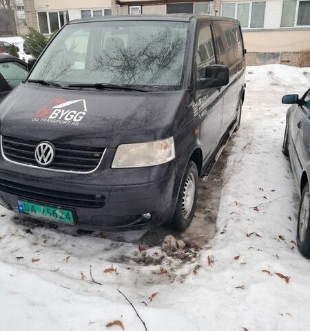 Черный Фольксваген Transporter, объемом двигателя 2.5 л и пробегом 290 тыс. км за 6200 $, фото 1 на Automoto.ua