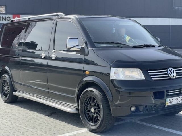 Черный Фольксваген Transporter, объемом двигателя 2.5 л и пробегом 280 тыс. км за 6500 $, фото 1 на Automoto.ua