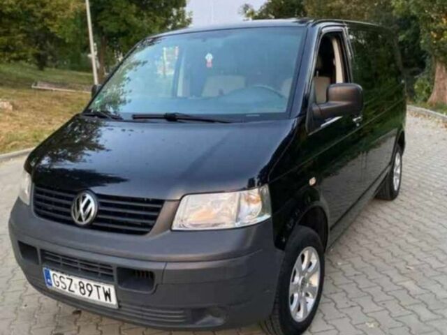 Черный Фольксваген Transporter, объемом двигателя 2.5 л и пробегом 215 тыс. км за 3500 $, фото 1 на Automoto.ua