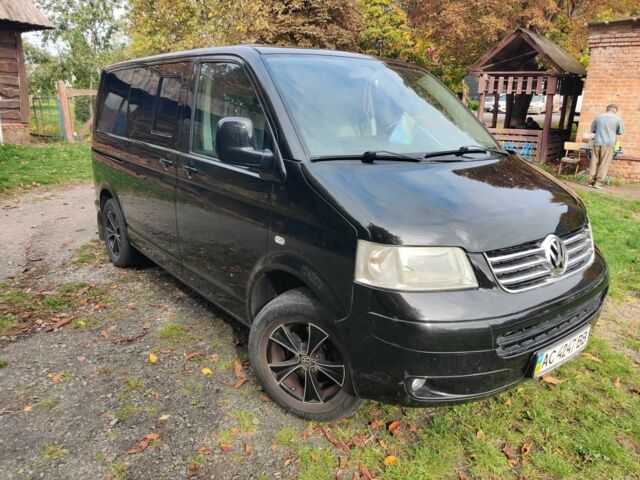 Черный Фольксваген Transporter, объемом двигателя 1.9 л и пробегом 202 тыс. км за 11850 $, фото 1 на Automoto.ua