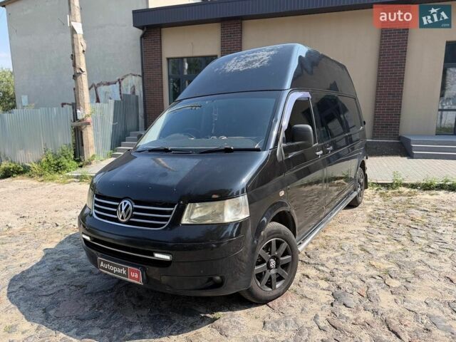 Черный Фольксваген Transporter, объемом двигателя 2.5 л и пробегом 515 тыс. км за 7990 $, фото 1 на Automoto.ua