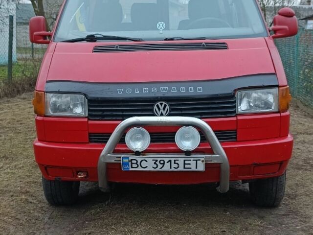 Червоний Фольксваген Transporter, об'ємом двигуна 1.9 л та пробігом 670 тис. км за 3000 $, фото 1 на Automoto.ua