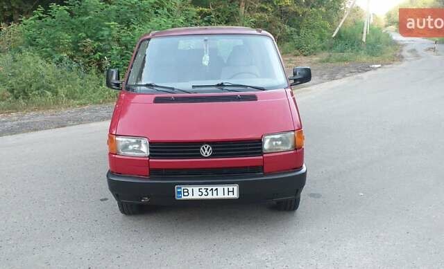 Червоний Фольксваген Transporter, об'ємом двигуна 2.4 л та пробігом 459 тис. км за 5200 $, фото 1 на Automoto.ua