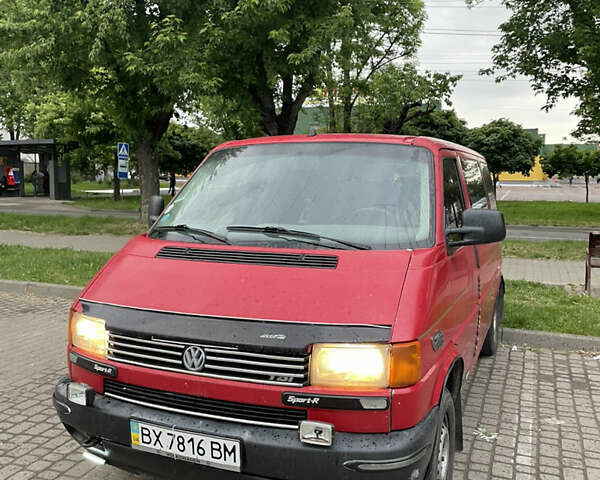 Червоний Фольксваген Transporter, об'ємом двигуна 2.46 л та пробігом 608 тис. км за 4599 $, фото 1 на Automoto.ua