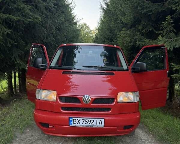Червоний Фольксваген Transporter, об'ємом двигуна 1.9 л та пробігом 400 тис. км за 5800 $, фото 1 на Automoto.ua