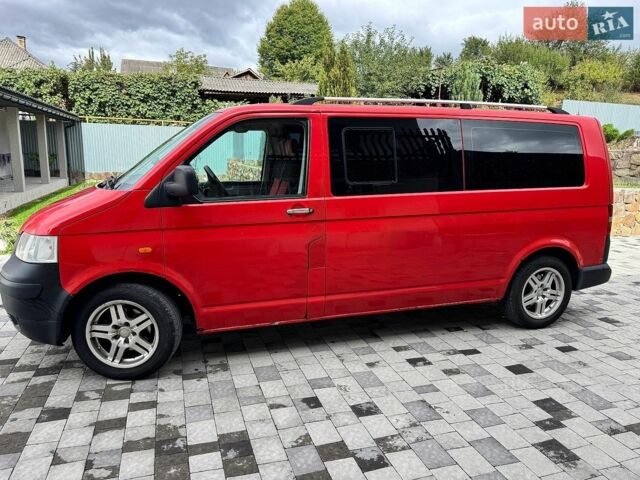 Красный Фольксваген Transporter, объемом двигателя 1.9 л и пробегом 508 тыс. км за 7800 $, фото 1 на Automoto.ua