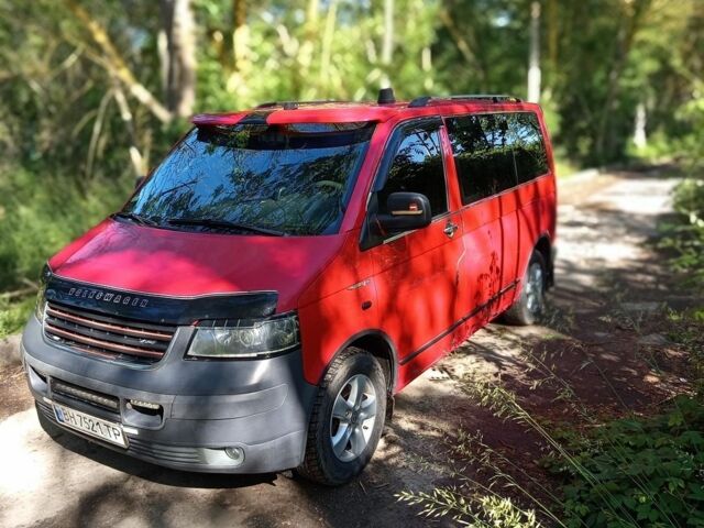 Червоний Фольксваген Transporter, об'ємом двигуна 2.5 л та пробігом 600 тис. км за 7000 $, фото 1 на Automoto.ua