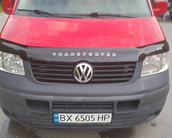 Червоний Фольксваген Transporter, об'ємом двигуна 1.98 л та пробігом 205 тис. км за 10500 $, фото 1 на Automoto.ua