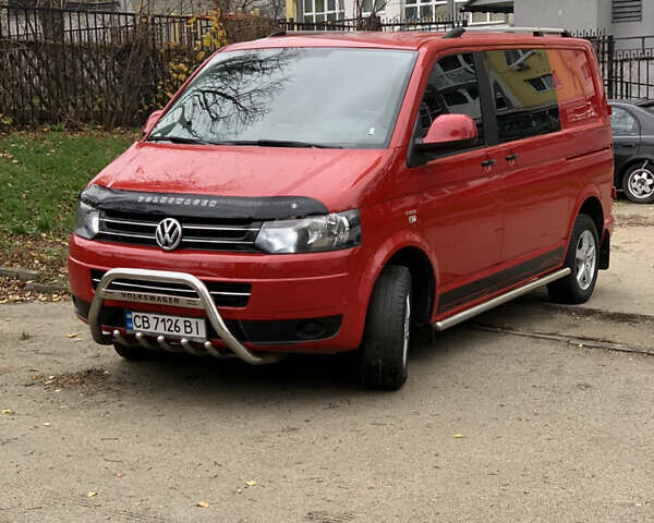 Червоний Фольксваген Transporter, об'ємом двигуна 1.97 л та пробігом 203 тис. км за 13500 $, фото 1 на Automoto.ua