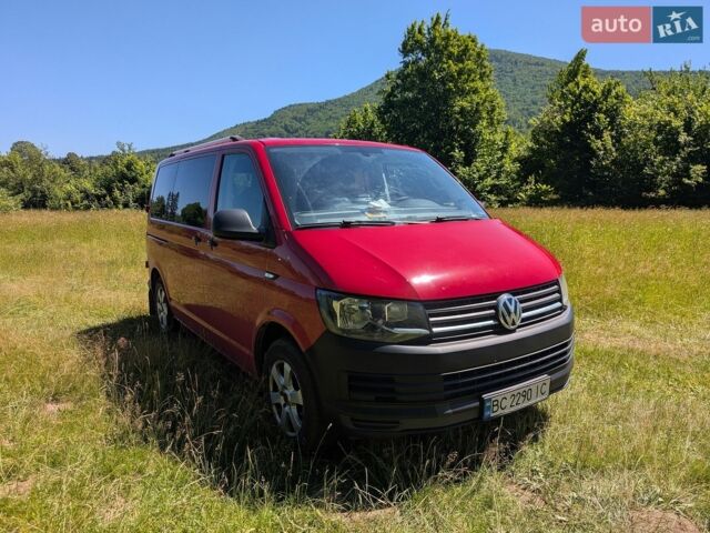 Красный Фольксваген Transporter, объемом двигателя 1.97 л и пробегом 164 тыс. км за 22300 $, фото 1 на Automoto.ua