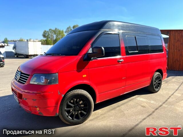 Червоний Фольксваген Transporter, об'ємом двигуна 2.5 л та пробігом 253 тис. км за 9500 $, фото 1 на Automoto.ua