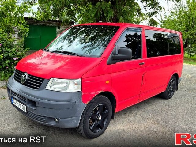Красный Фольксваген Transporter, объемом двигателя 2 л и пробегом 402 тыс. км за 4500 $, фото 1 на Automoto.ua