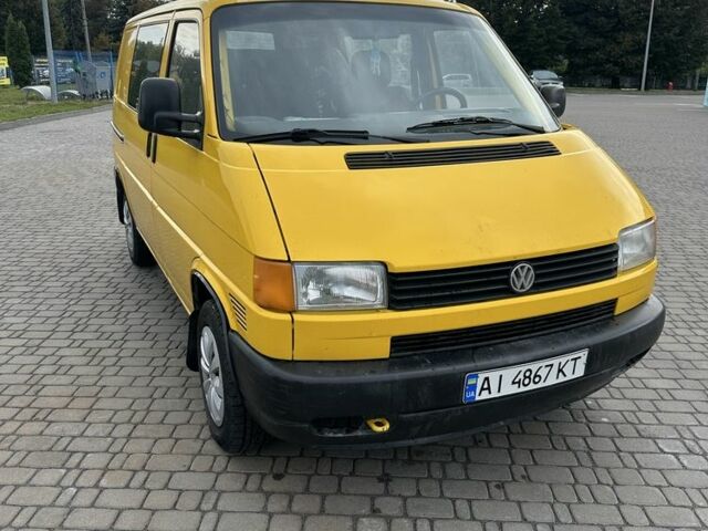 Жовтий Фольксваген Transporter, об'ємом двигуна 1.9 л та пробігом 320 тис. км за 4000 $, фото 1 на Automoto.ua