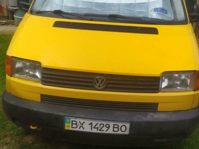 Жовтий Фольксваген Transporter, об'ємом двигуна 1.9 л та пробігом 204 тис. км за 6200 $, фото 1 на Automoto.ua