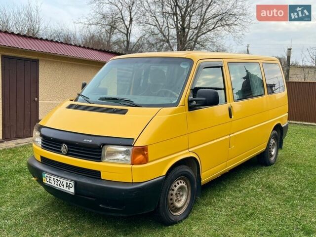 Желтый Фольксваген Transporter, объемом двигателя 1.9 л и пробегом 217 тыс. км за 6800 $, фото 1 на Automoto.ua