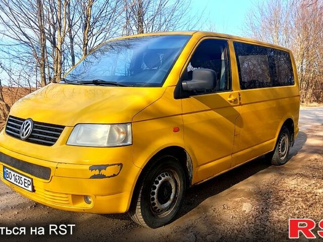 Желтый Фольксваген Transporter, объемом двигателя 1.9 л и пробегом 379 тыс. км за 6700 $, фото 1 на Automoto.ua
