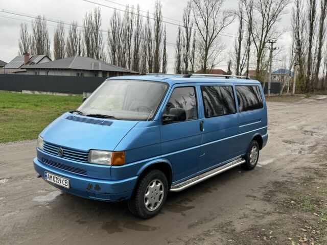 Синий Фольксваген Transporter, объемом двигателя 1.9 л и пробегом 290 тыс. км за 4500 $, фото 1 на Automoto.ua