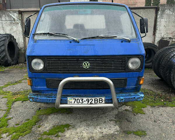 Синий Фольксваген Transporter, объемом двигателя 1.6 л и пробегом 540 тыс. км за 3000 $, фото 1 на Automoto.ua