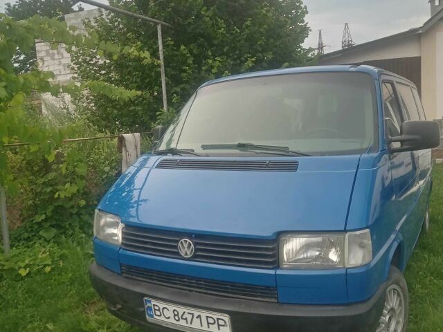 Синий Фольксваген Transporter, объемом двигателя 1.9 л и пробегом 350 тыс. км за 4100 $, фото 1 на Automoto.ua