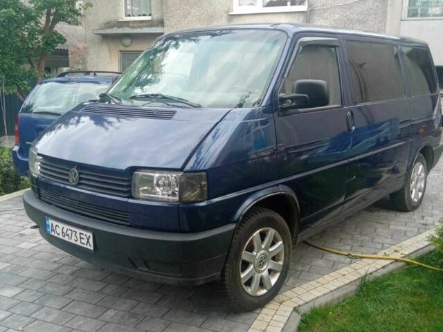 Синій Фольксваген Transporter, об'ємом двигуна 2 л та пробігом 308 тис. км за 4600 $, фото 1 на Automoto.ua