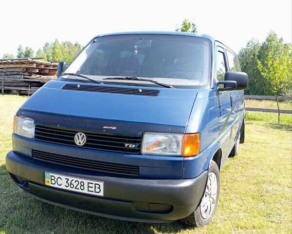 Синий Фольксваген Transporter, объемом двигателя 2.46 л и пробегом 235 тыс. км за 7200 $, фото 1 на Automoto.ua