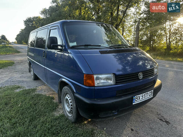 Синій Фольксваген Transporter, об'ємом двигуна 2.5 л та пробігом 279 тис. км за 6200 $, фото 1 на Automoto.ua