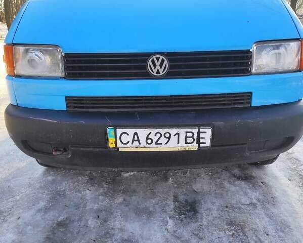 Синій Фольксваген Transporter, об'ємом двигуна 2.5 л та пробігом 600 тис. км за 7500 $, фото 1 на Automoto.ua