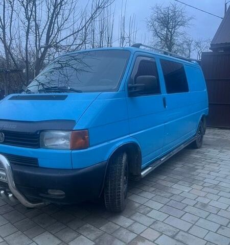 Синий Фольксваген Transporter, объемом двигателя 1.9 л и пробегом 693 тыс. км за 5700 $, фото 1 на Automoto.ua