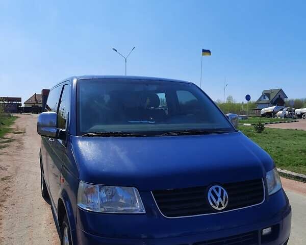 Синий Фольксваген Transporter, объемом двигателя 2.5 л и пробегом 265 тыс. км за 7000 $, фото 1 на Automoto.ua