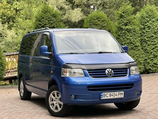 Синий Фольксваген Transporter, объемом двигателя 2.5 л и пробегом 298 тыс. км за 6854 $, фото 1 на Automoto.ua