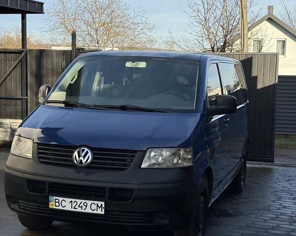 Синий Фольксваген Transporter, объемом двигателя 1.9 л и пробегом 260 тыс. км за 7500 $, фото 1 на Automoto.ua