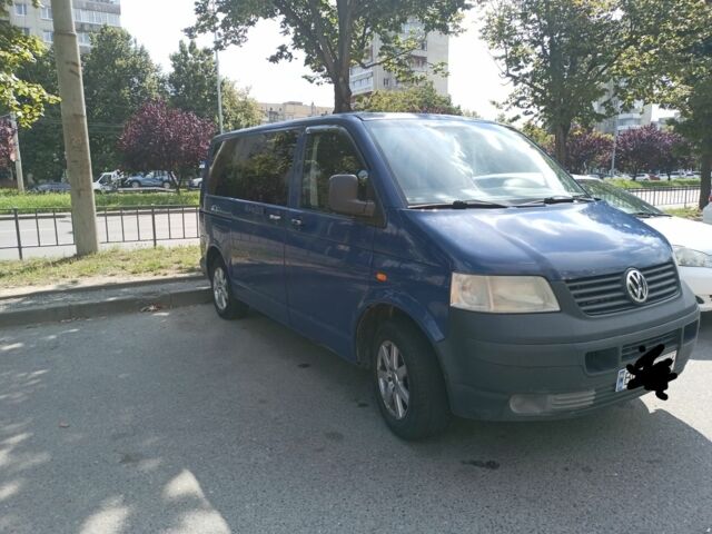 Синій Фольксваген Transporter, об'ємом двигуна 2.5 л та пробігом 495 тис. км за 7500 $, фото 1 на Automoto.ua