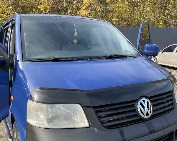 Синий Фольксваген Transporter, объемом двигателя 1.9 л и пробегом 510 тыс. км за 9000 $, фото 1 на Automoto.ua