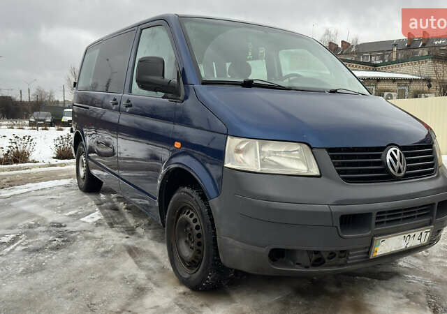 Синій Фольксваген Transporter, об'ємом двигуна 2.5 л та пробігом 444 тис. км за 7200 $, фото 1 на Automoto.ua