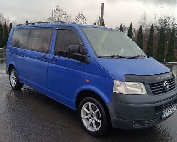Синий Фольксваген Transporter, объемом двигателя 1.9 л и пробегом 320 тыс. км за 7900 $, фото 1 на Automoto.ua