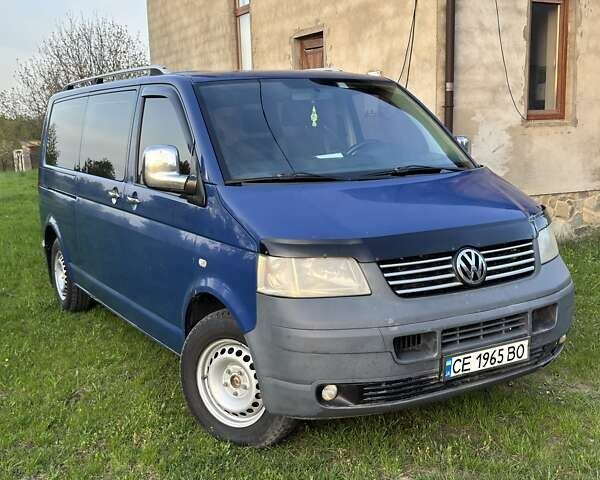 Синий Фольксваген Transporter, объемом двигателя 2.5 л и пробегом 425 тыс. км за 9000 $, фото 1 на Automoto.ua
