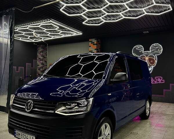 Синий Фольксваген Transporter, объемом двигателя 2 л и пробегом 230 тыс. км за 27500 $, фото 1 на Automoto.ua