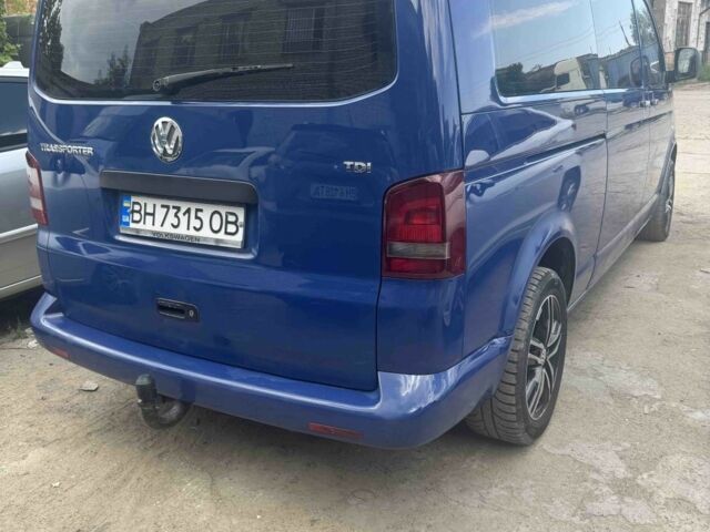 Синій Фольксваген Transporter, об'ємом двигуна 2.5 л та пробігом 342 тис. км за 7500 $, фото 1 на Automoto.ua