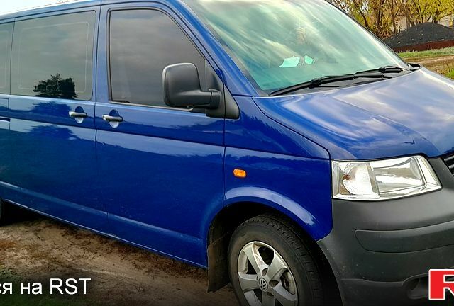 Синий Фольксваген Transporter, объемом двигателя 1.9 л и пробегом 362 тыс. км за 9000 $, фото 1 на Automoto.ua