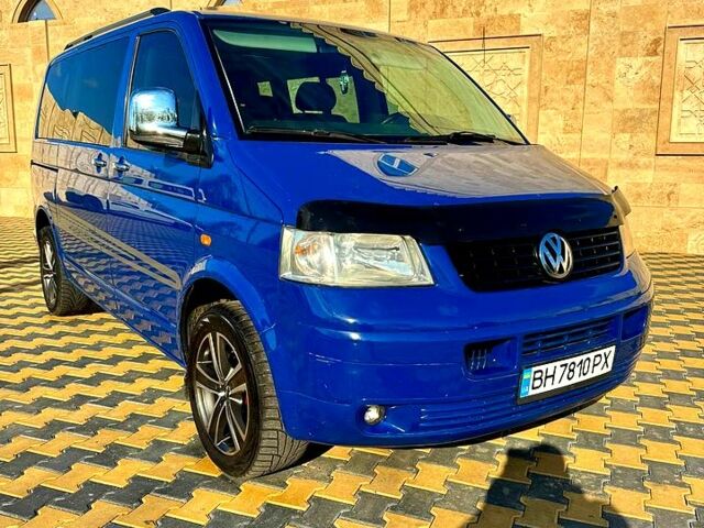 Синий Фольксваген Transporter, объемом двигателя 1.9 л и пробегом 326 тыс. км за 9500 $, фото 1 на Automoto.ua