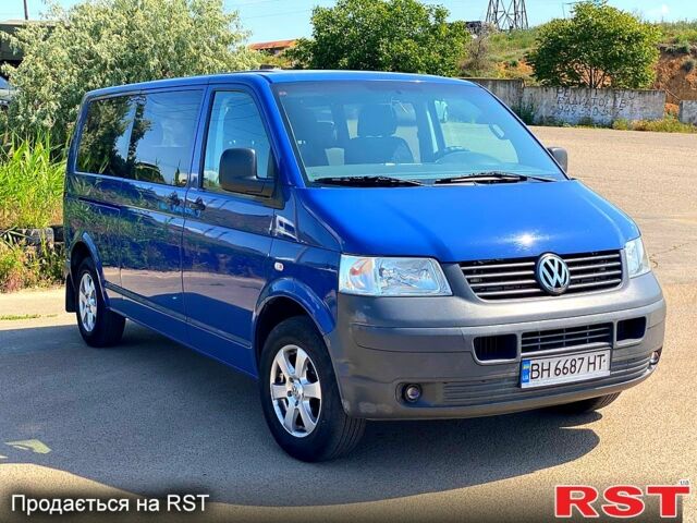 Синий Фольксваген Transporter, объемом двигателя 2.5 л и пробегом 342 тыс. км за 12000 $, фото 1 на Automoto.ua