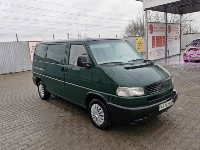 Зеленый Фольксваген Transporter, объемом двигателя 1.9 л и пробегом 432 тыс. км за 2999 $, фото 1 на Automoto.ua