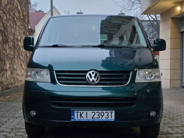 Зеленый Фольксваген Transporter, объемом двигателя 2.5 л и пробегом 210 тыс. км за 3700 $, фото 1 на Automoto.ua