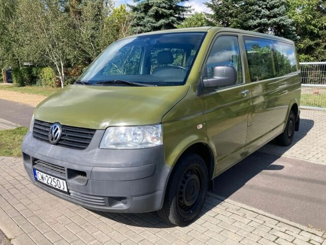Зеленый Фольксваген Transporter, объемом двигателя 2.5 л и пробегом 190 тыс. км за 6700 $, фото 1 на Automoto.ua
