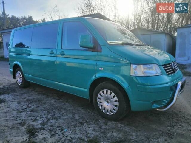 Зеленый Фольксваген Transporter, объемом двигателя 1.9 л и пробегом 340 тыс. км за 12499 $, фото 1 на Automoto.ua